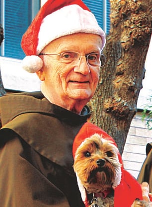 Dan and tigger with santa hats.jpg