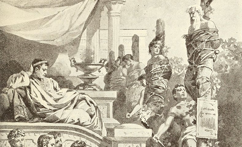 drawing-first-martyrs-of-rome
