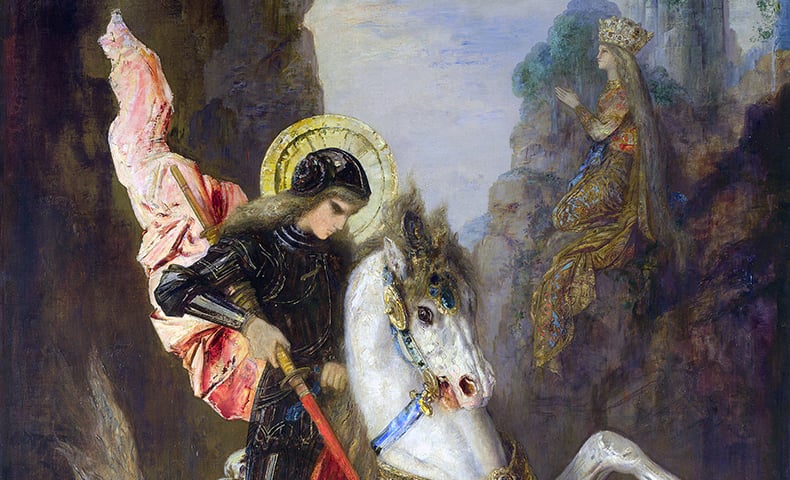 painting-of-saint-george-slaying-the-dragon
