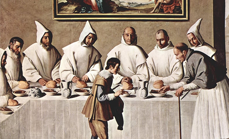 saint-hugh-of-grenoble-in-carthusian-refectory