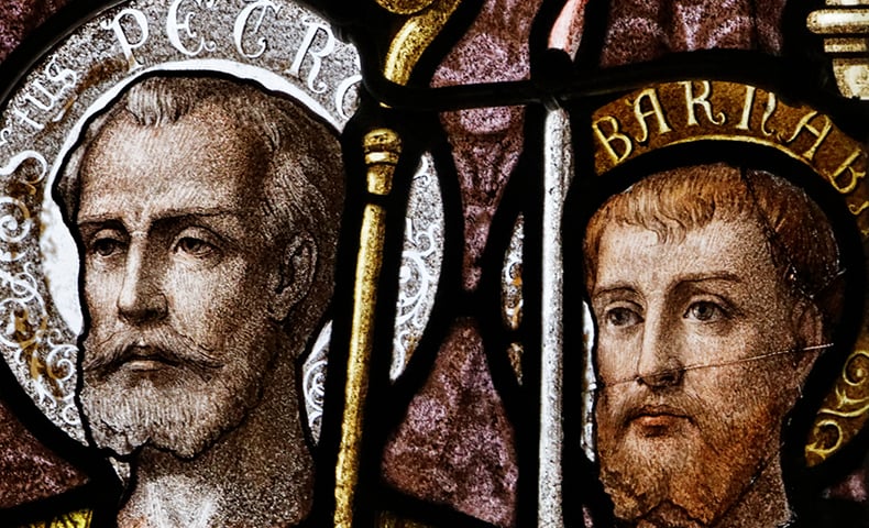stained-glass-saints-peter-and-barnabas
