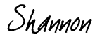 Shannon Evans signature