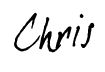 Chris H signature