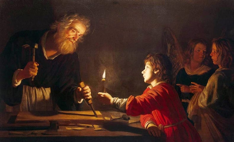 painting-of-saint-joseph-the-worker-with-young-jesus